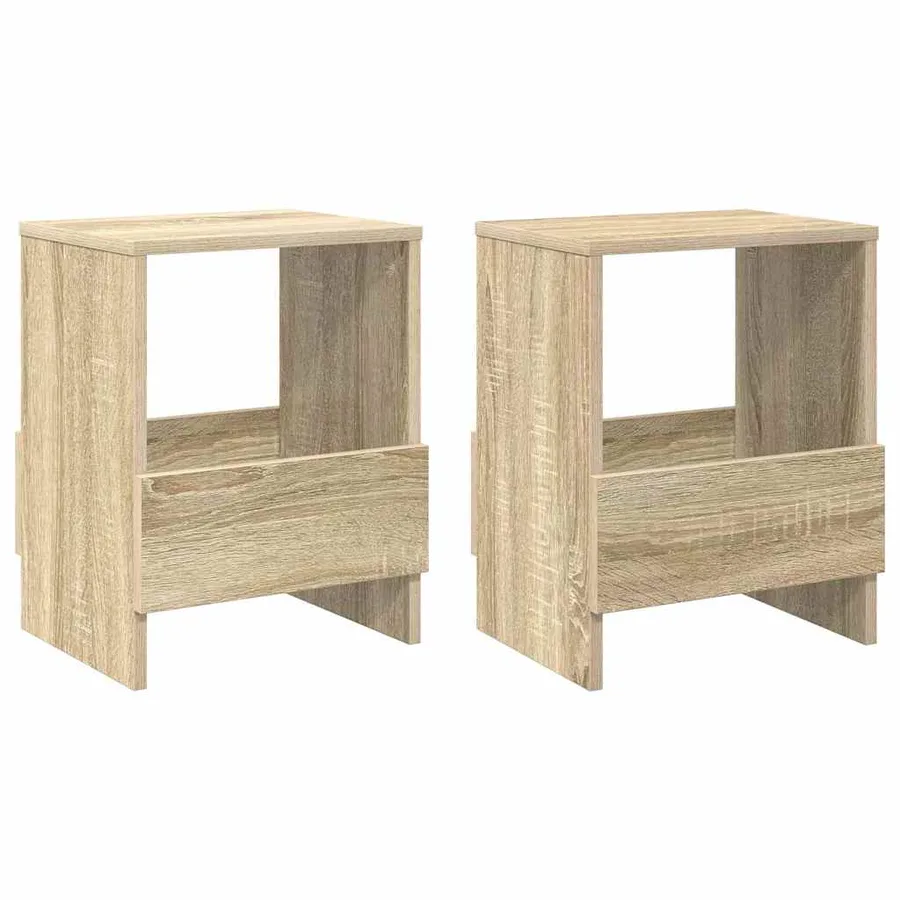 Étagère à magazines 2 pcs Chêne Sonoma 35 x 30 x 45 cm - 2