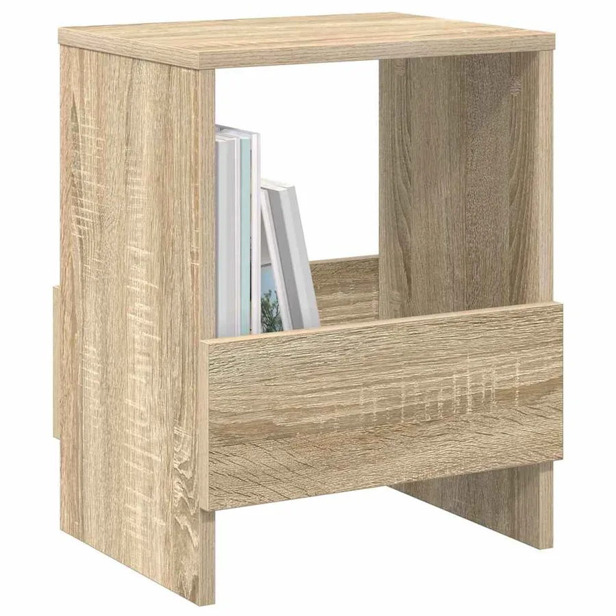 Étagère à magazines 2 pcs Chêne Sonoma 35 x 30 x 45 cm - 3