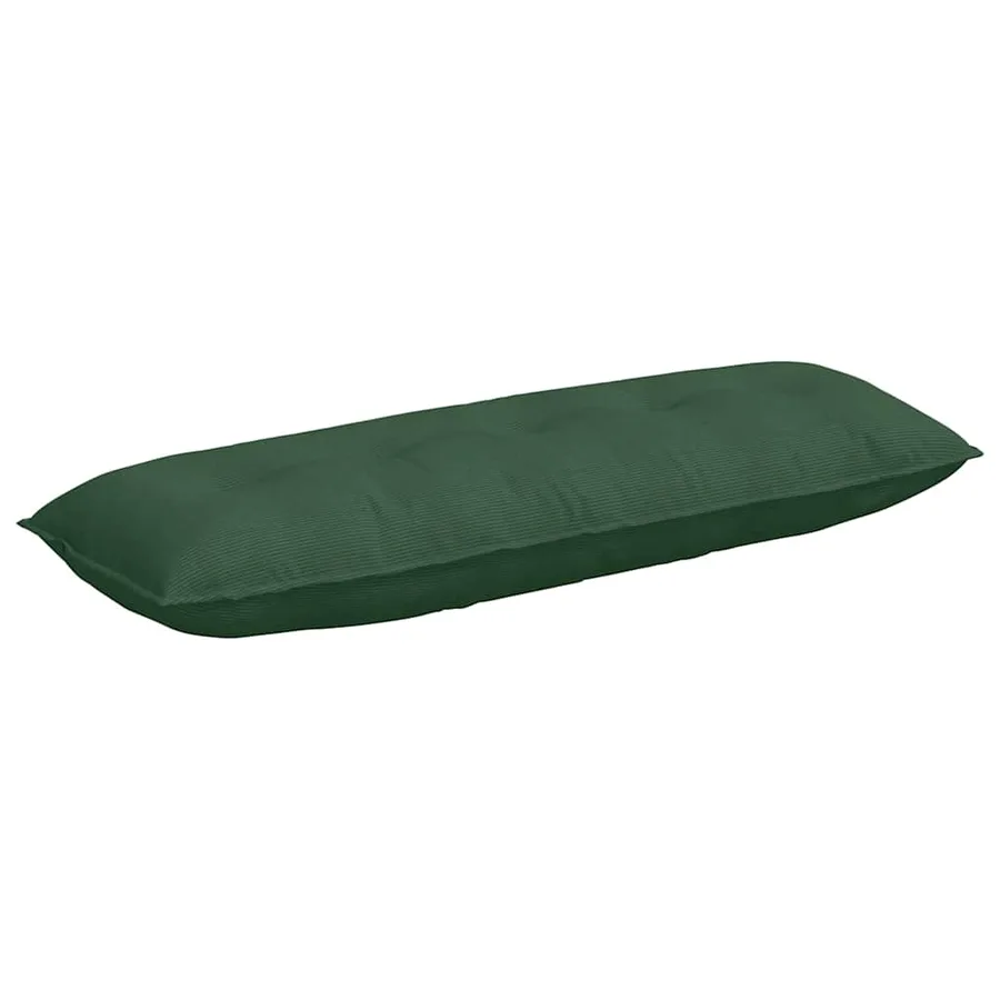 Coussin de Dos Vert Jungle 140 x 50 cm Tissu en velours côtelé - 2