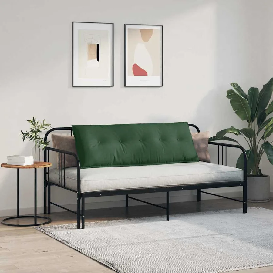 Coussin de Dos Vert Jungle 140 x 50 cm Tissu en velours côtelé - 4