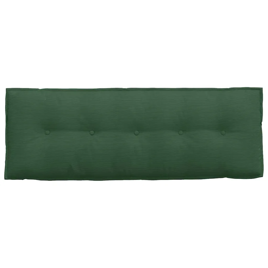 Coussin de Dos Vert Jungle 140 x 50 cm Tissu en velours côtelé - 6