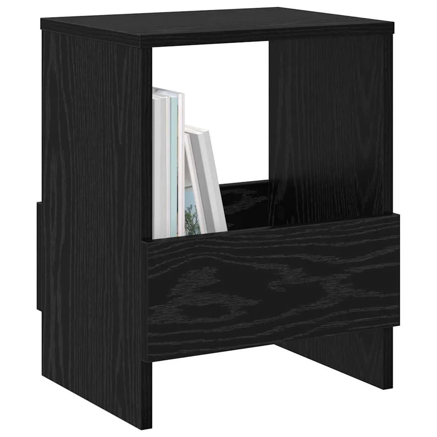 Étagère à magazines 2 pcs Chêne noir 35 x 30 x 45 cm - 3
