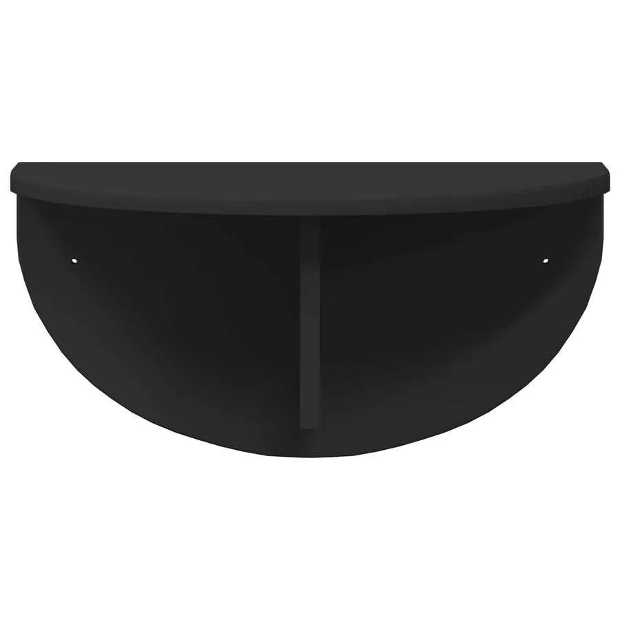 Étagère Murale Noir 48 x 24 x 24 cm Bois d'ingénierie - 5