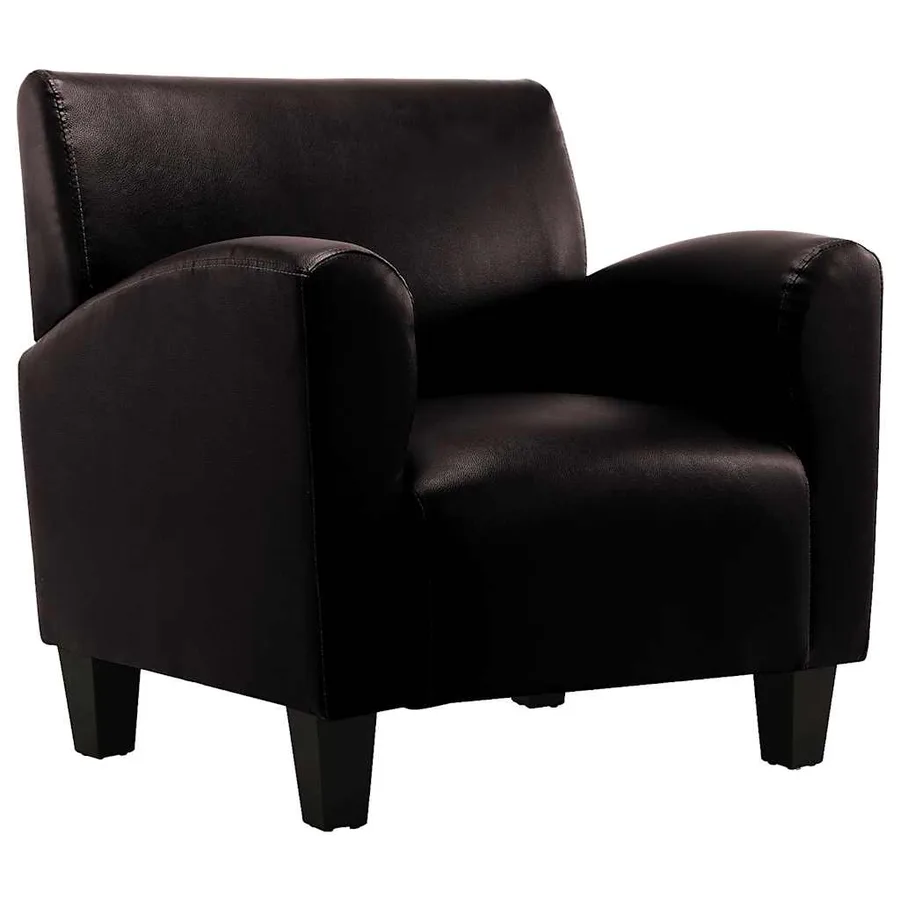 Chaise de canapé Marron foncé Similicuir - 2