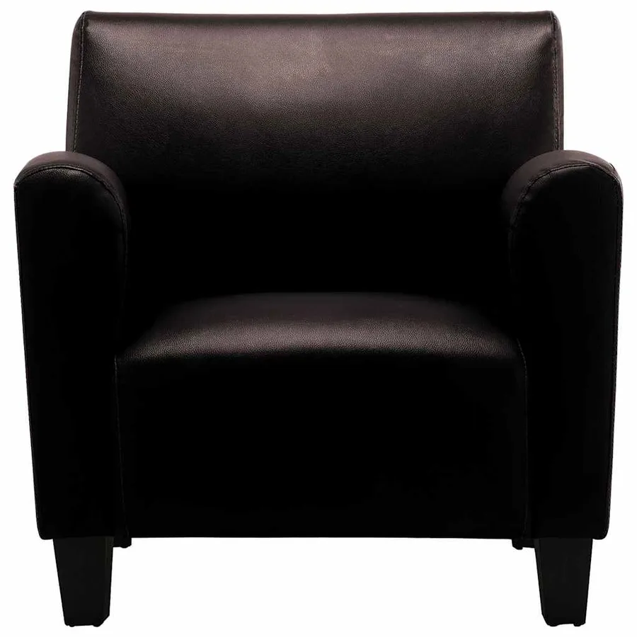 Chaise de canapé Marron foncé Similicuir - 3