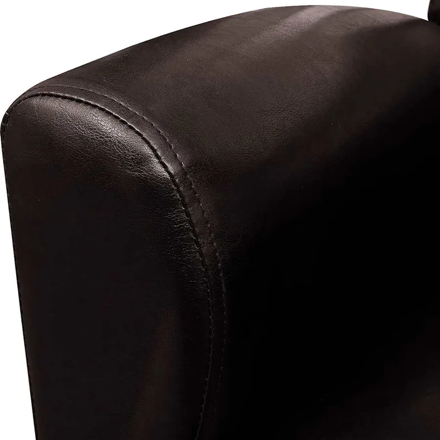 Chaise de canapé Marron foncé Similicuir - 6