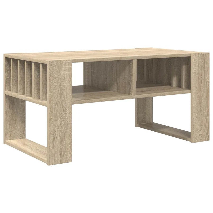 Table basse Chêne Sonoma 92 x 49,5 x 45 cm Bois d'ingénierie - 7