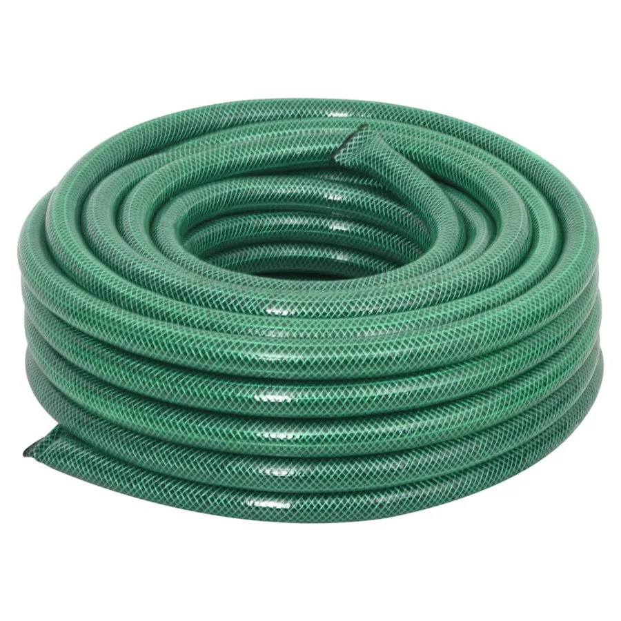 Tuyau d'arrosage avec jeu de raccords vert 0,75" 30 m PVC - 2