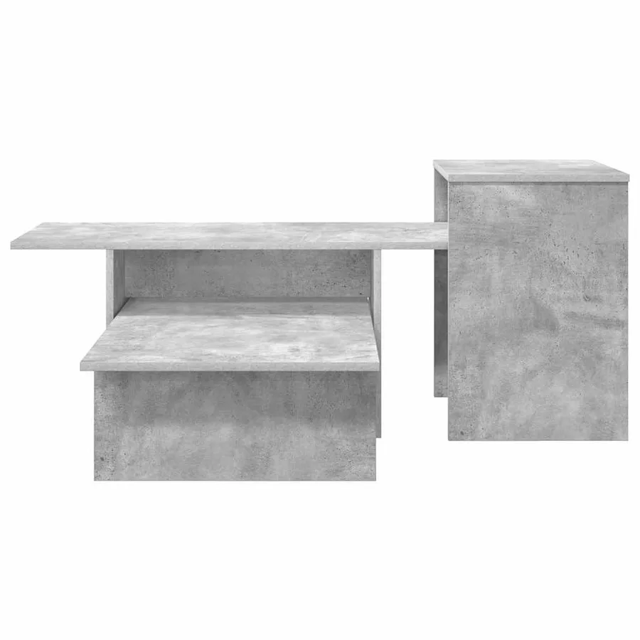 Table console Gris béton 91,5 x 35 x 38,5 cm Bois d'ingénierie - 5