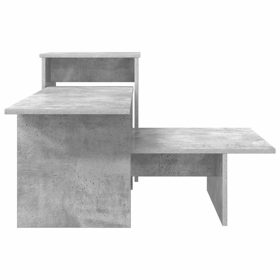 Table console Gris béton 91,5 x 35 x 38,5 cm Bois d'ingénierie - 6