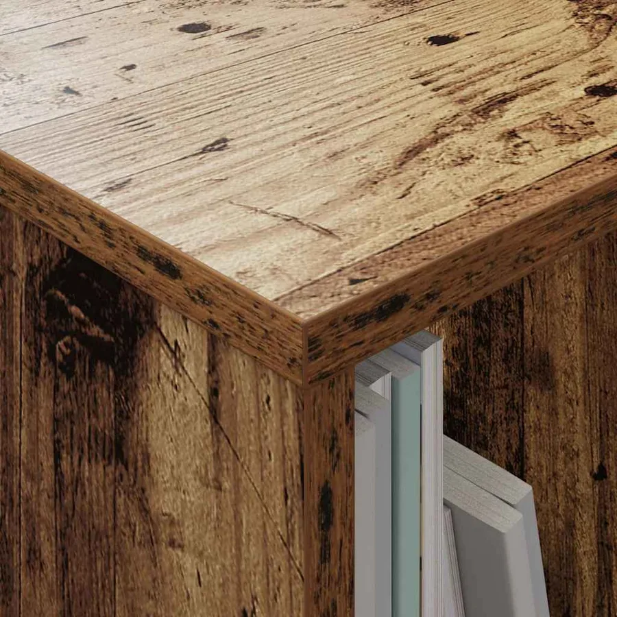 Étagère à magazines Bois ancien 68,5 x 30 x 45 cm - 5
