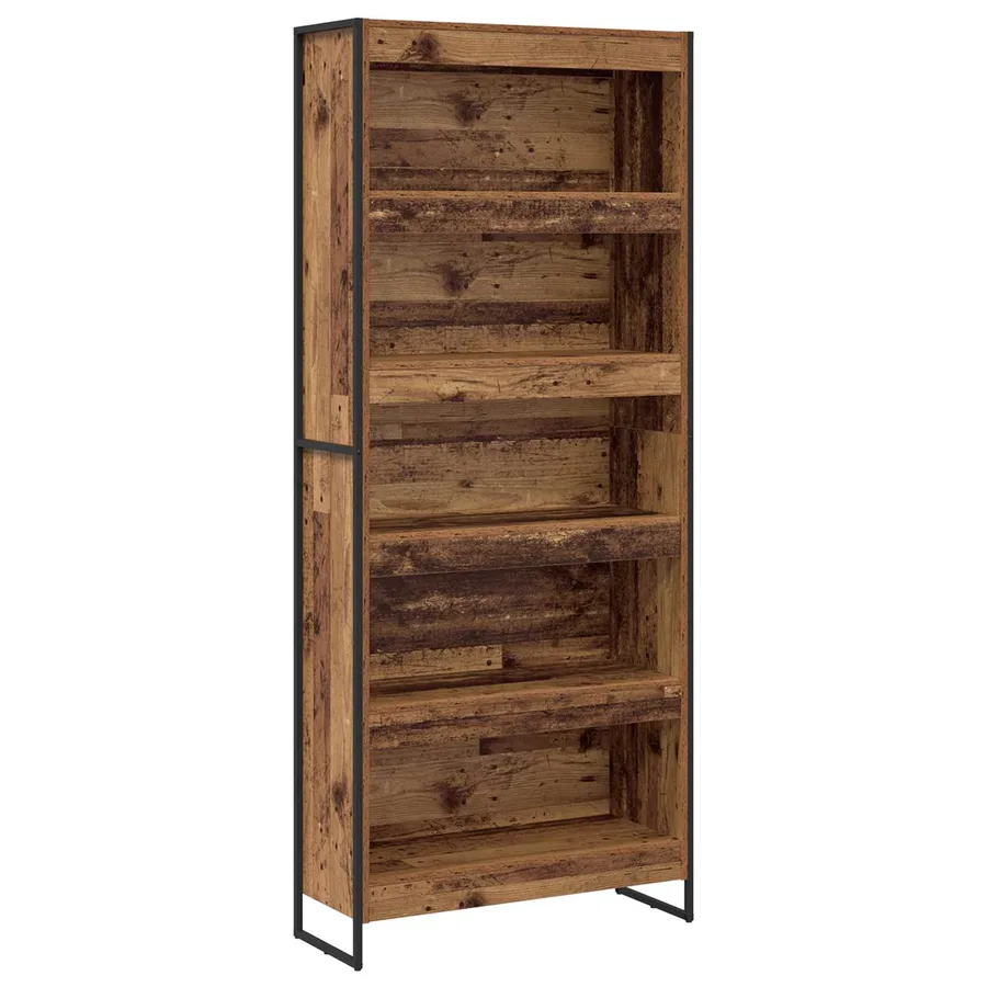 Bibliothèque 80 x 30 x 189,5 cm Bois d'ingénierie Bois Ancien - 2