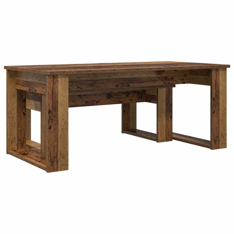 Ensemble de tables basses 2 pcs Bois ancien Bois d'ingénierie - 10