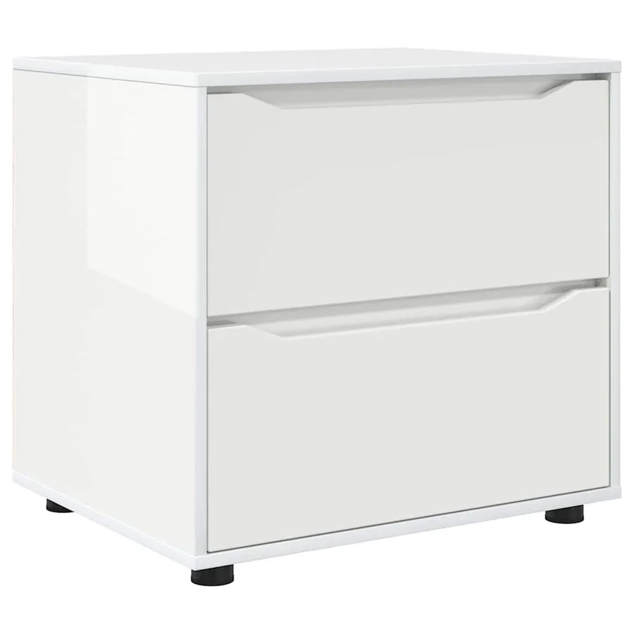 Armoire de rangement Blanc brillant 60 x 48 x 57 cm - 2