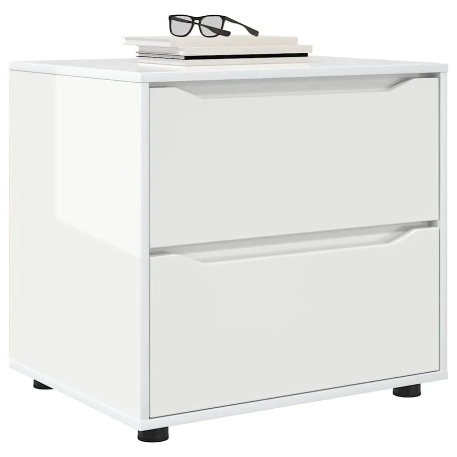 Armoire de rangement Blanc brillant 60 x 48 x 57 cm - 3