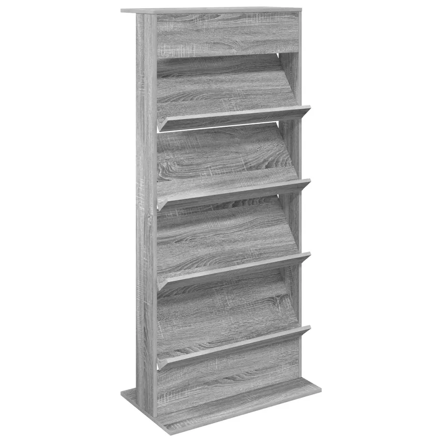 Étagère à magazines avec étagère Gris Sonoma 70 x 41 x 156 cm - 2