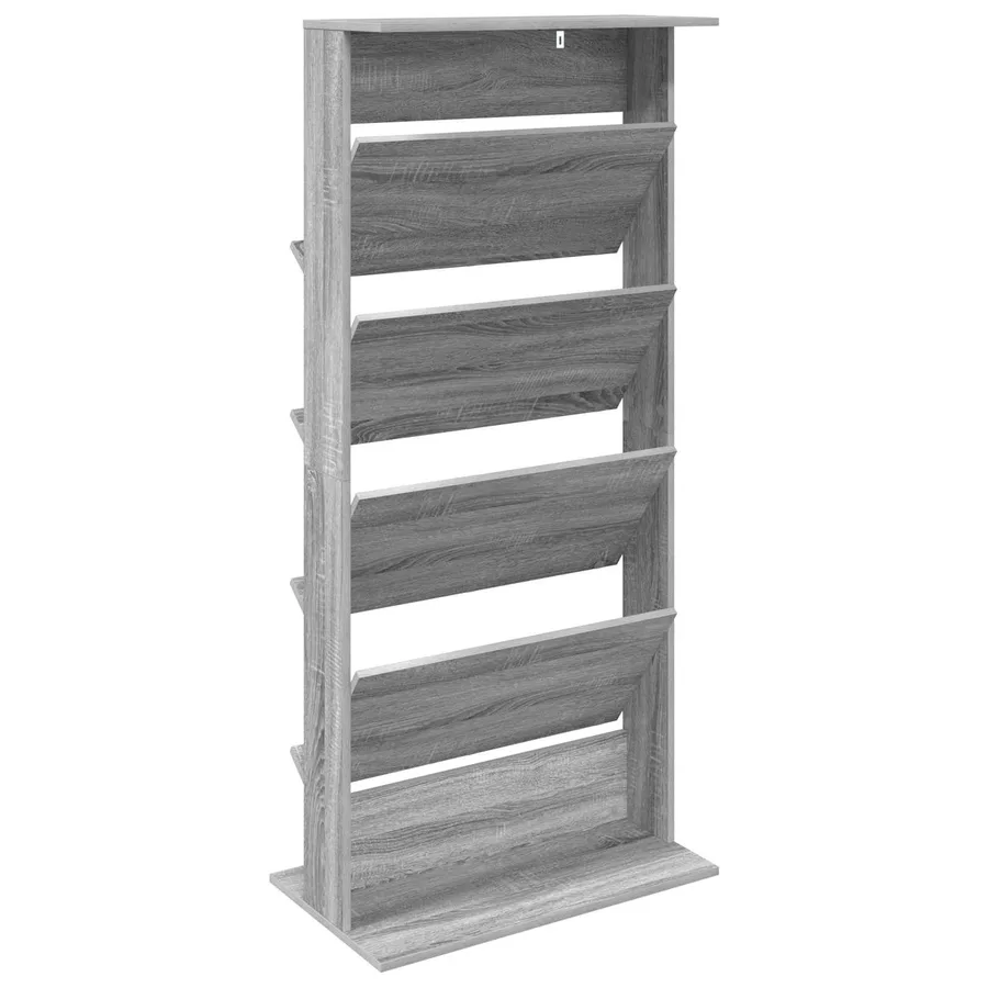 Étagère à magazines avec étagère Gris Sonoma 70 x 41 x 156 cm - 7