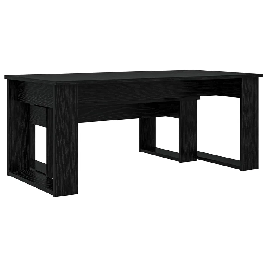Ensemble de tables basses 2 pcs Chêne noir Bois d'ingénierie - 10