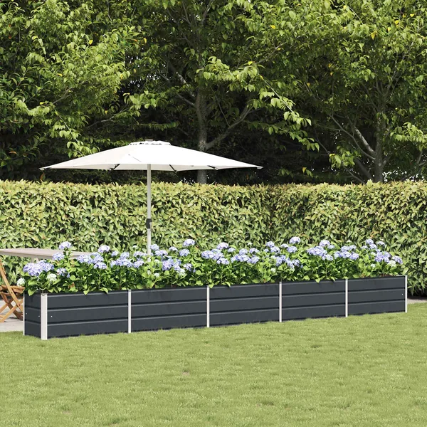Jardinière Anthracite 480 x 50 x 45 cm Acier galvanisé