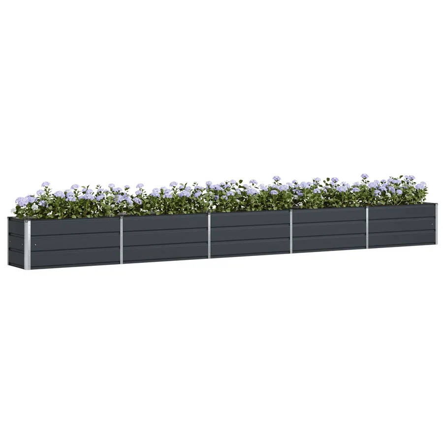 Jardinière Anthracite 480 x 50 x 45 cm Acier galvanisé - 3
