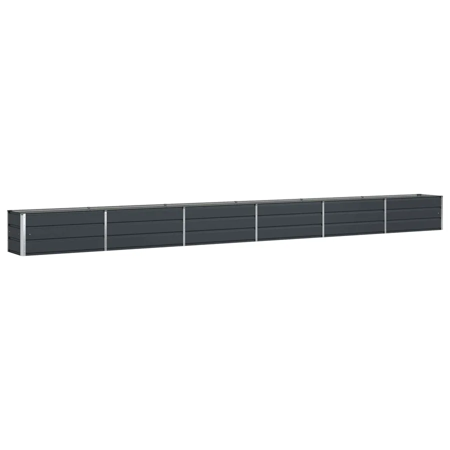Jardinière Anthracite 580 x 50 x 45 cm Acier galvanisé - 2
