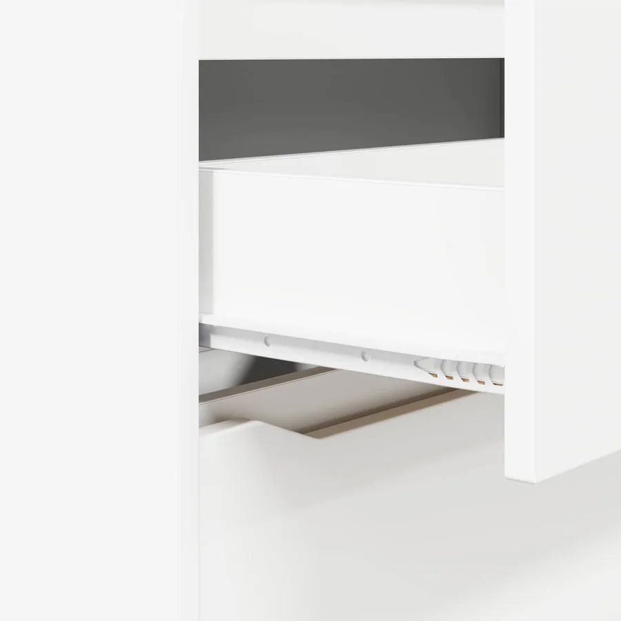 Armoire de rangement Blanc 40 x 48 x 81 cm Bois d'ingénierie - 11