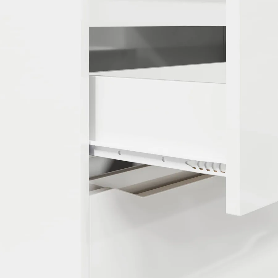 Armoire de rangement Blanc brillant 40 x 48 x 81 cm - 11