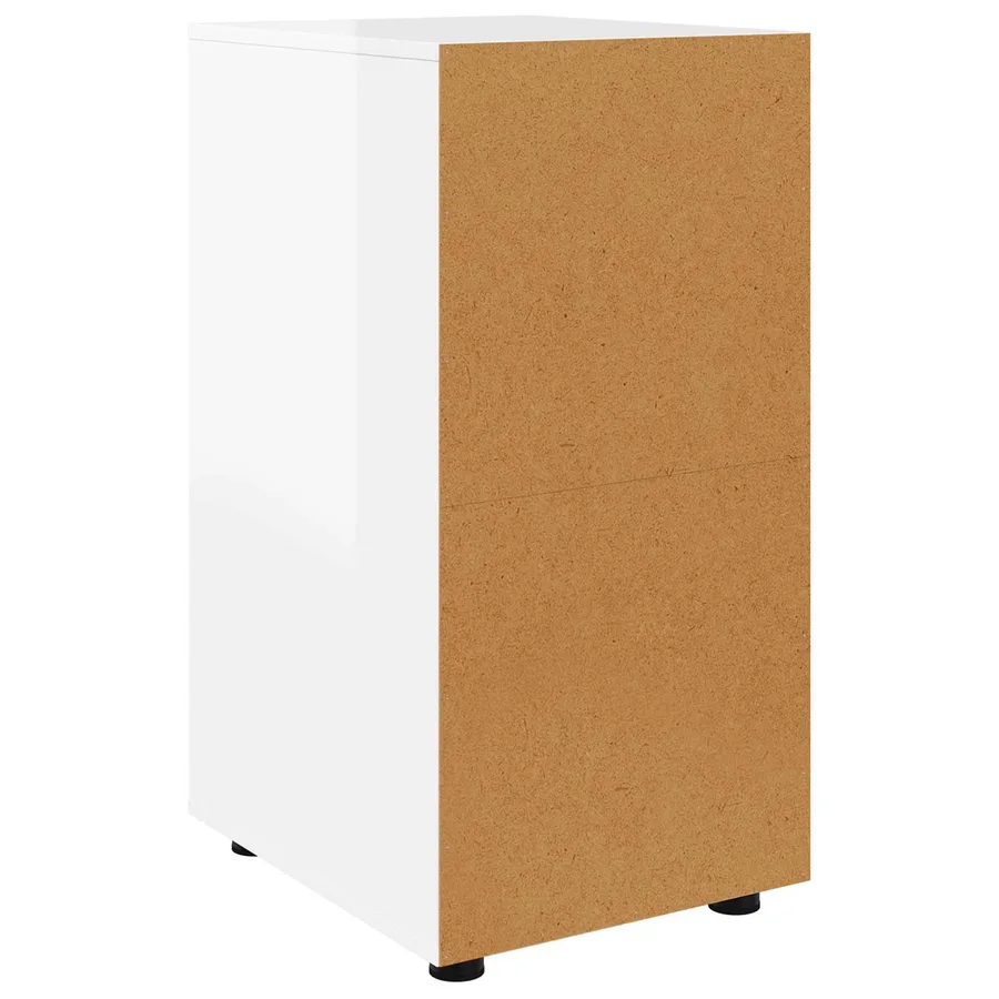 Armoire de rangement Blanc brillant 40 x 48 x 81 cm - 8