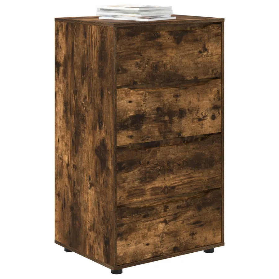Armoires de rangement Chêne fumé 60 x 48 x 105 cm - 3