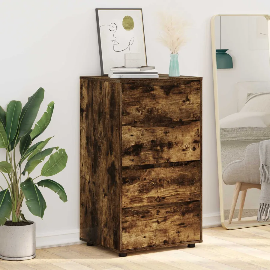 Armoires de rangement Chêne fumé 60 x 48 x 105 cm - 6