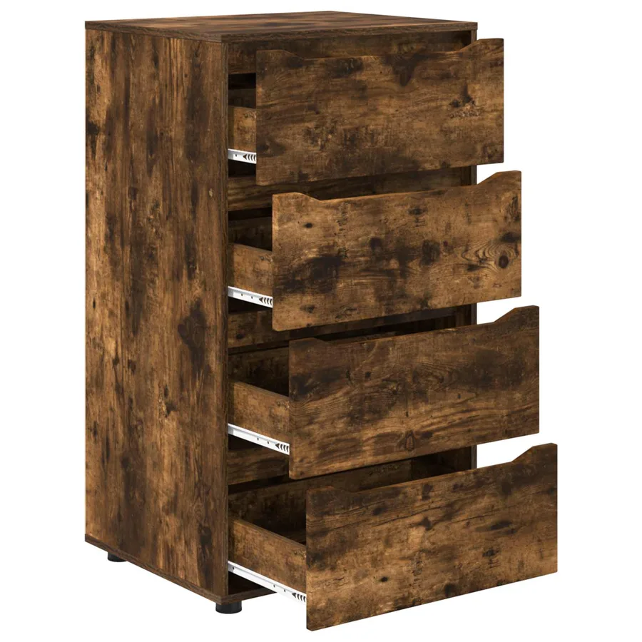 Armoires de rangement Chêne fumé 60 x 48 x 105 cm - 7