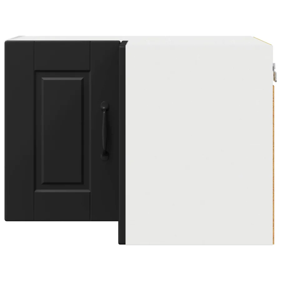 Cabinet d'angle mural PORTO Noir 57 x 57 x 40 cm - 6