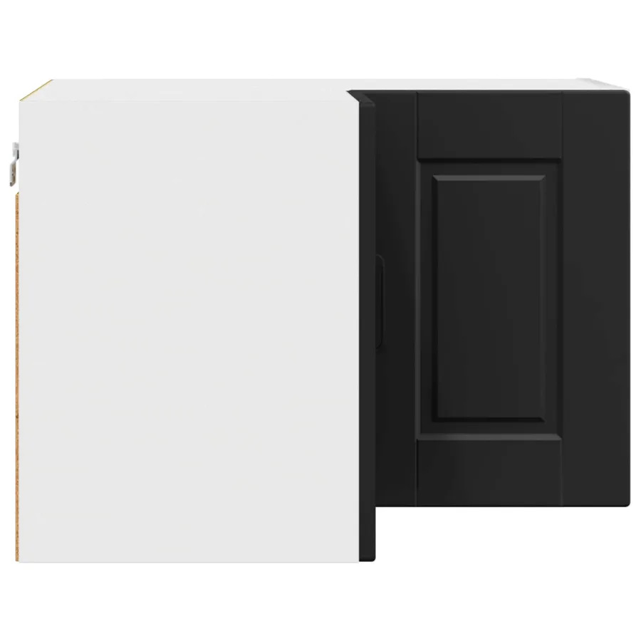 Cabinet d'angle mural PORTO Noir 57 x 57 x 40 cm - 7
