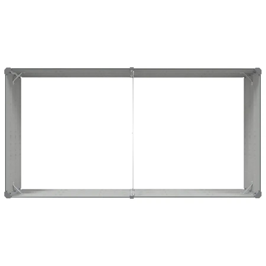 Jardinière Anthracite 195 x 100 x 45 cm Acier galvanisé - 7