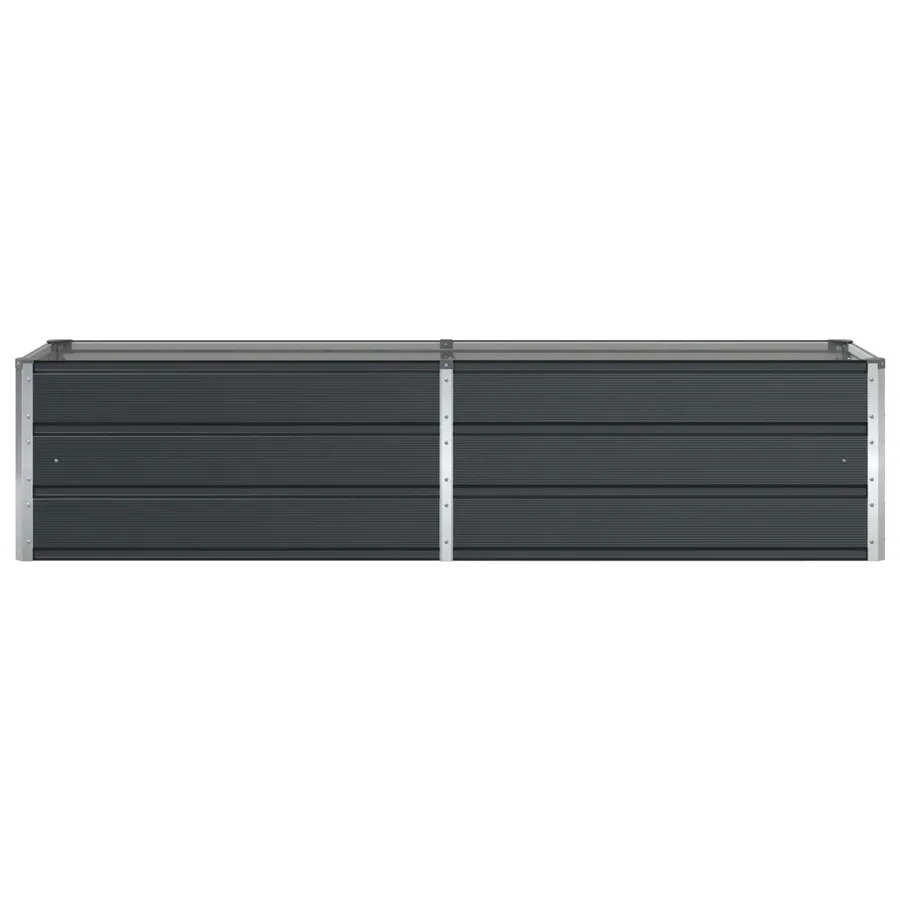 Jardinière Anthracite 195 x 50 x 45 cm Acier galvanisé - 4