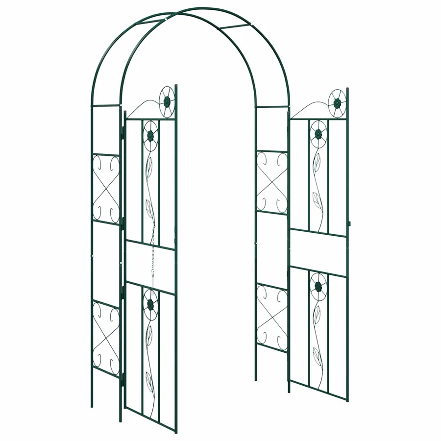 Arche de jardin Uni Vert 115 x 37 x 226 cm - 5
