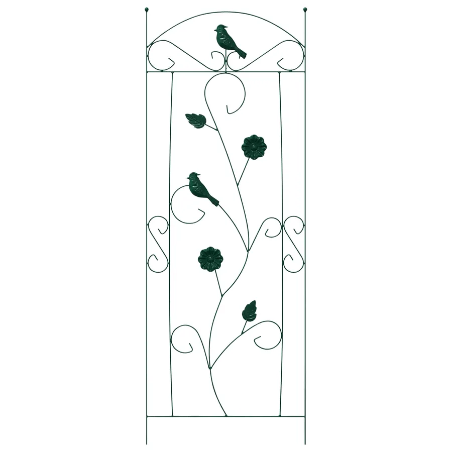 Clôture de jardin 3 pcs Vert 110 x 40 cm Acier - 6
