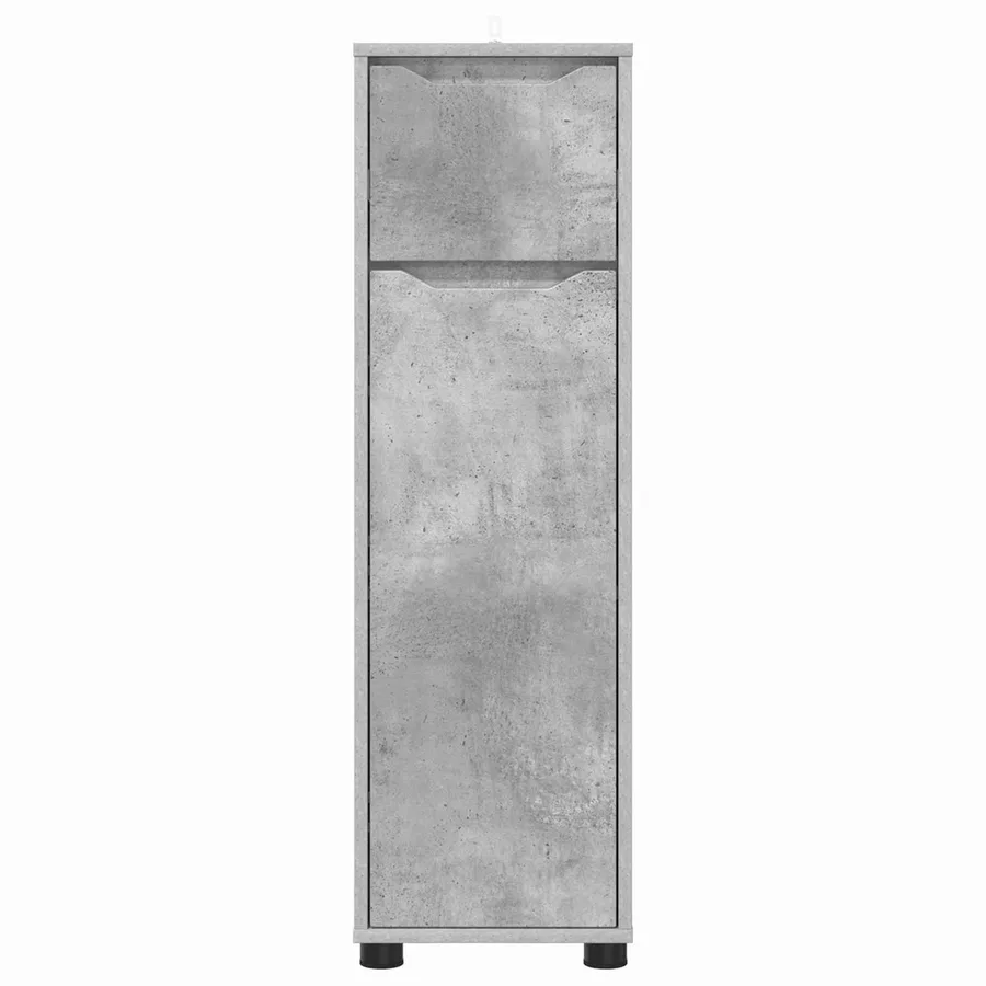 Cabinet de salle de bain Gris béton 30,5 x 30 x 101 cm - 6