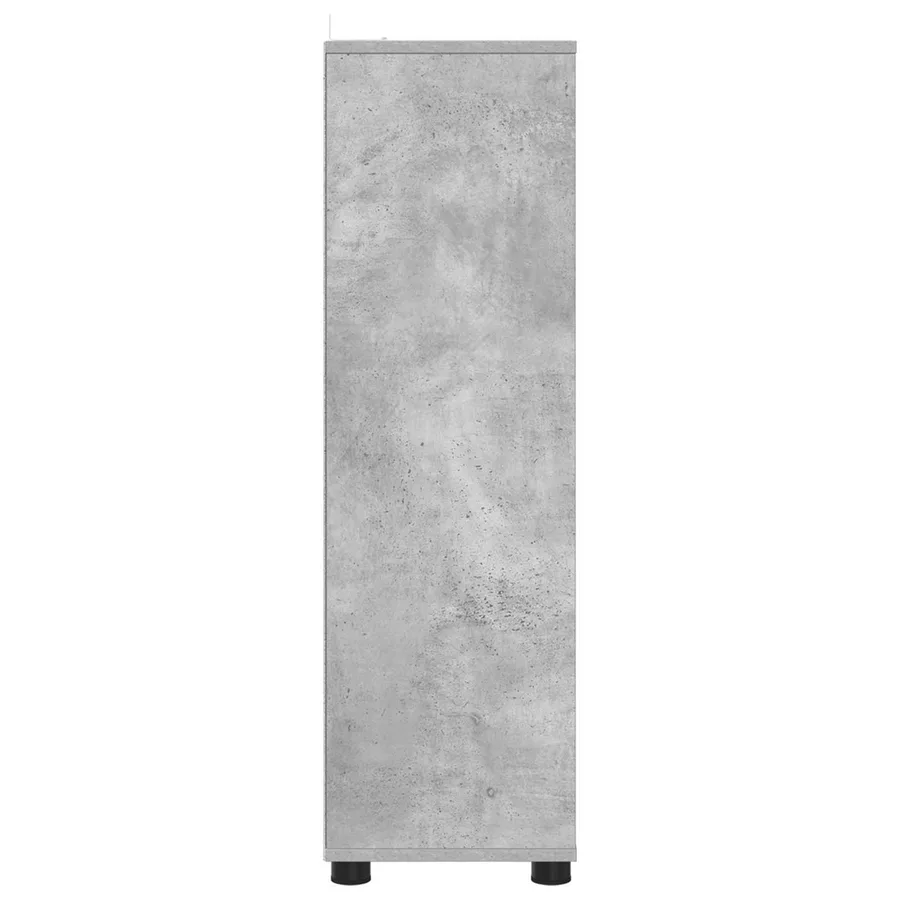 Cabinet de salle de bain Gris béton 30,5 x 30 x 101 cm - 7