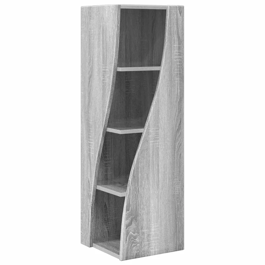 Meuble d'angle Gris Sonoma 32x32x102cm Bois d'ingénierie - 2