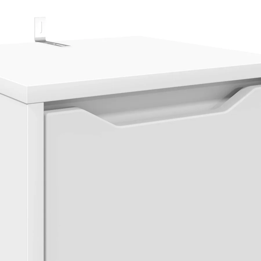 Cabinet de salle de bain avec tiroir Blanc 30,5 x 30 x 101 cm - 11