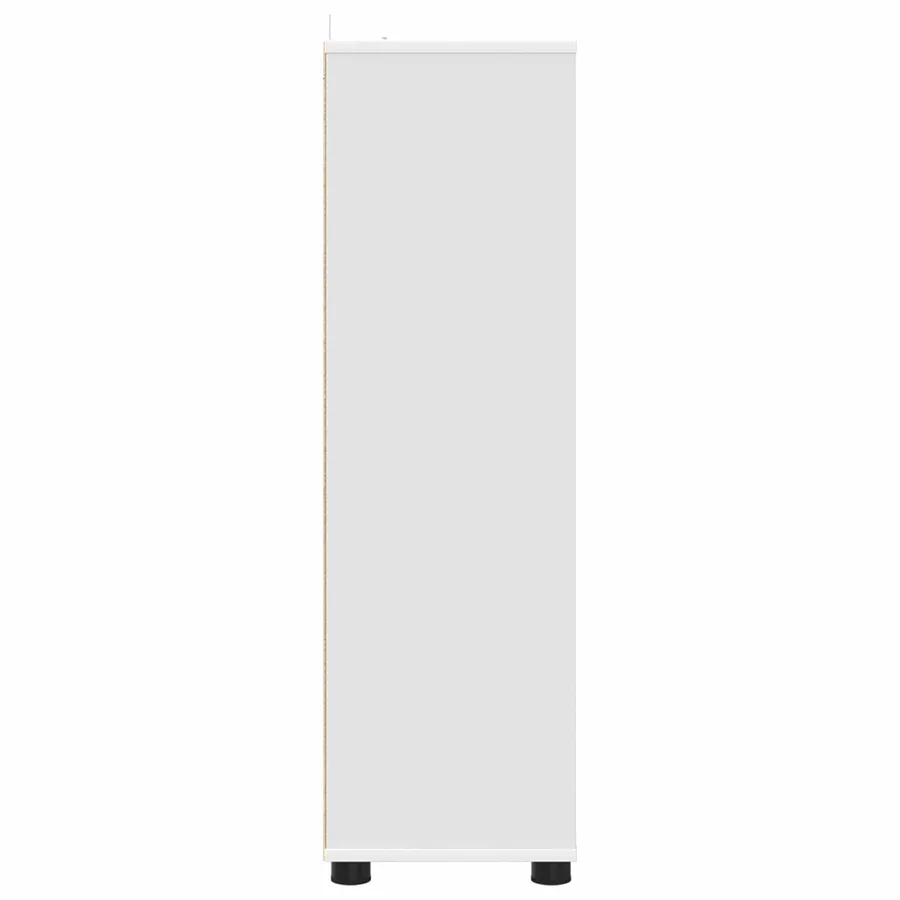 Cabinet de salle de bain avec tiroir Blanc 30,5 x 30 x 101 cm - 7