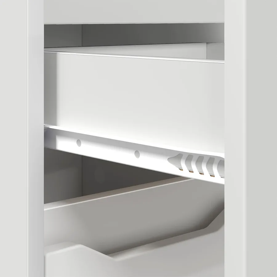 Cabinet de salle de bain avec tiroir Blanc 30,5 x 30 x 101 cm - 8