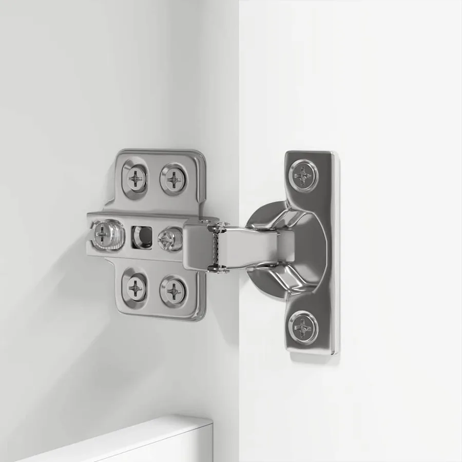 Ensemble de mobilier de salle de bain avec tiroir 4 pcs Blanc - 10