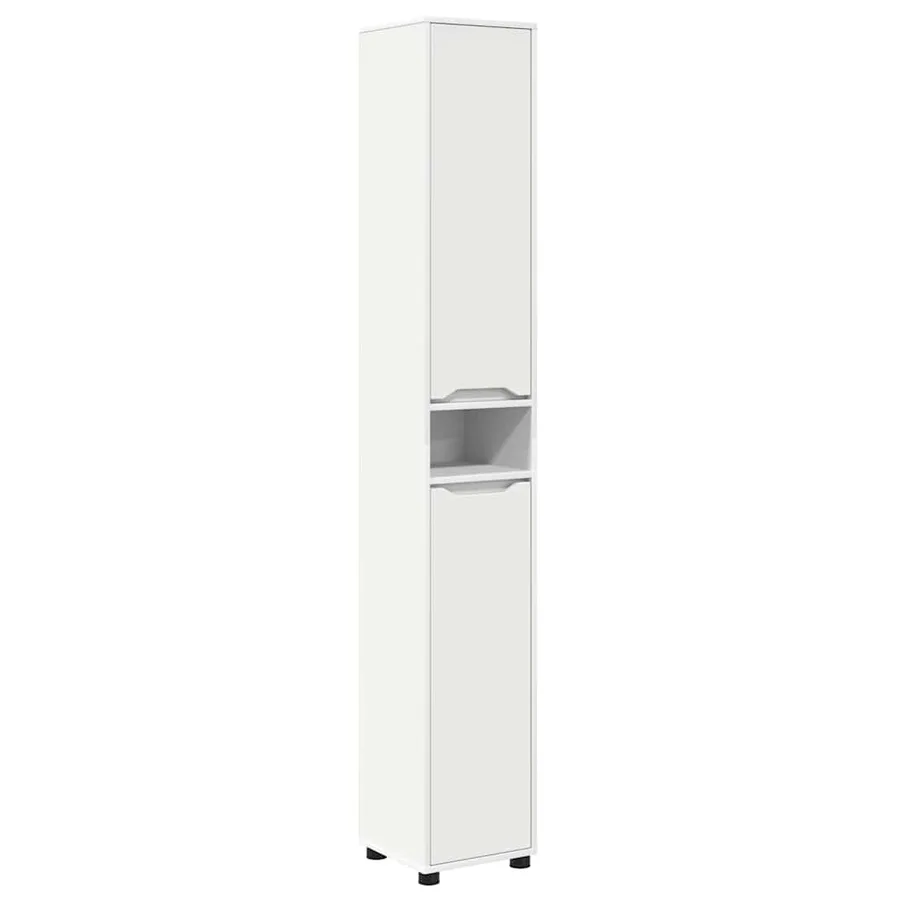 Ensemble de mobilier de salle de bain avec tiroir 4 pcs Blanc - 7