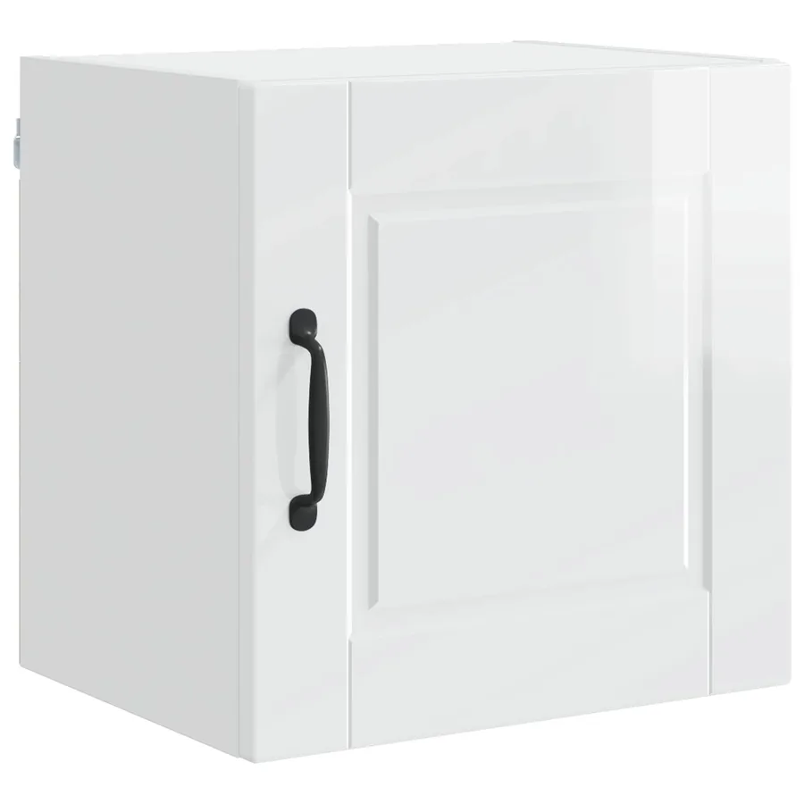 Meuble mural PORTO 2 pcs Blanc brillant 40 x 31 x 40 cm - 5