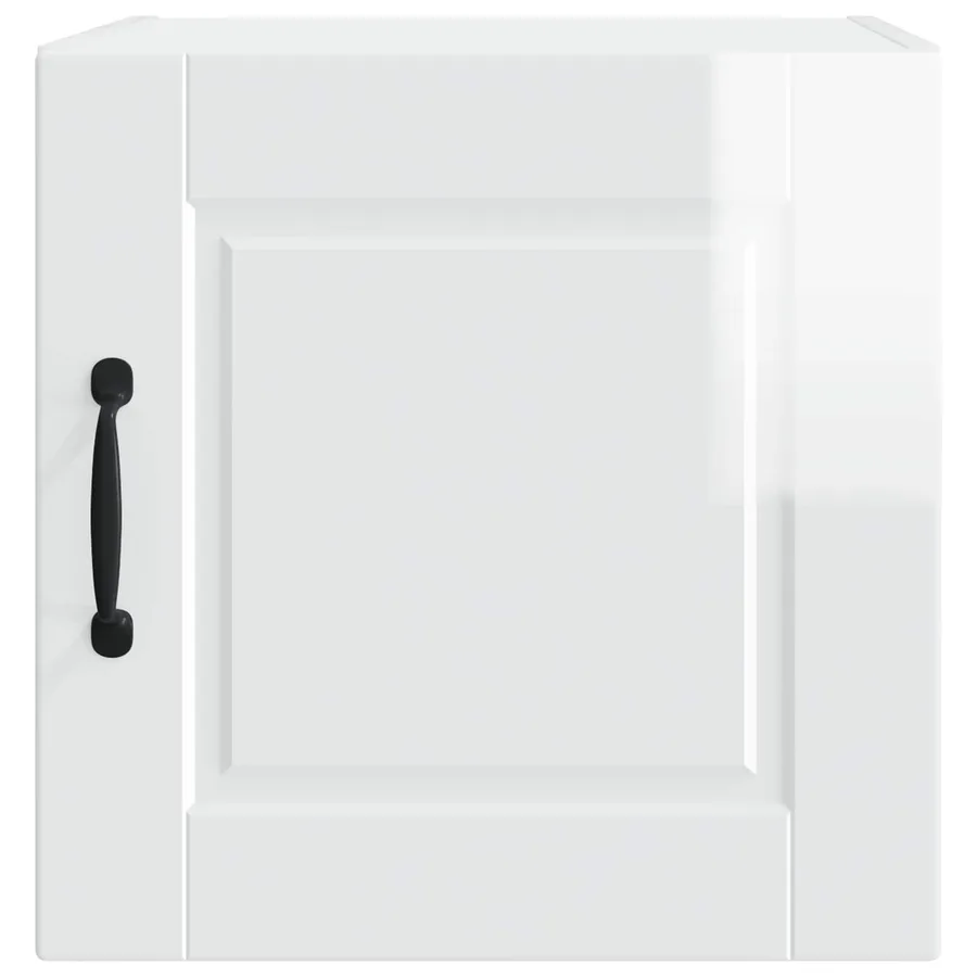 Meuble mural PORTO 2 pcs Blanc brillant 40 x 31 x 40 cm - 7