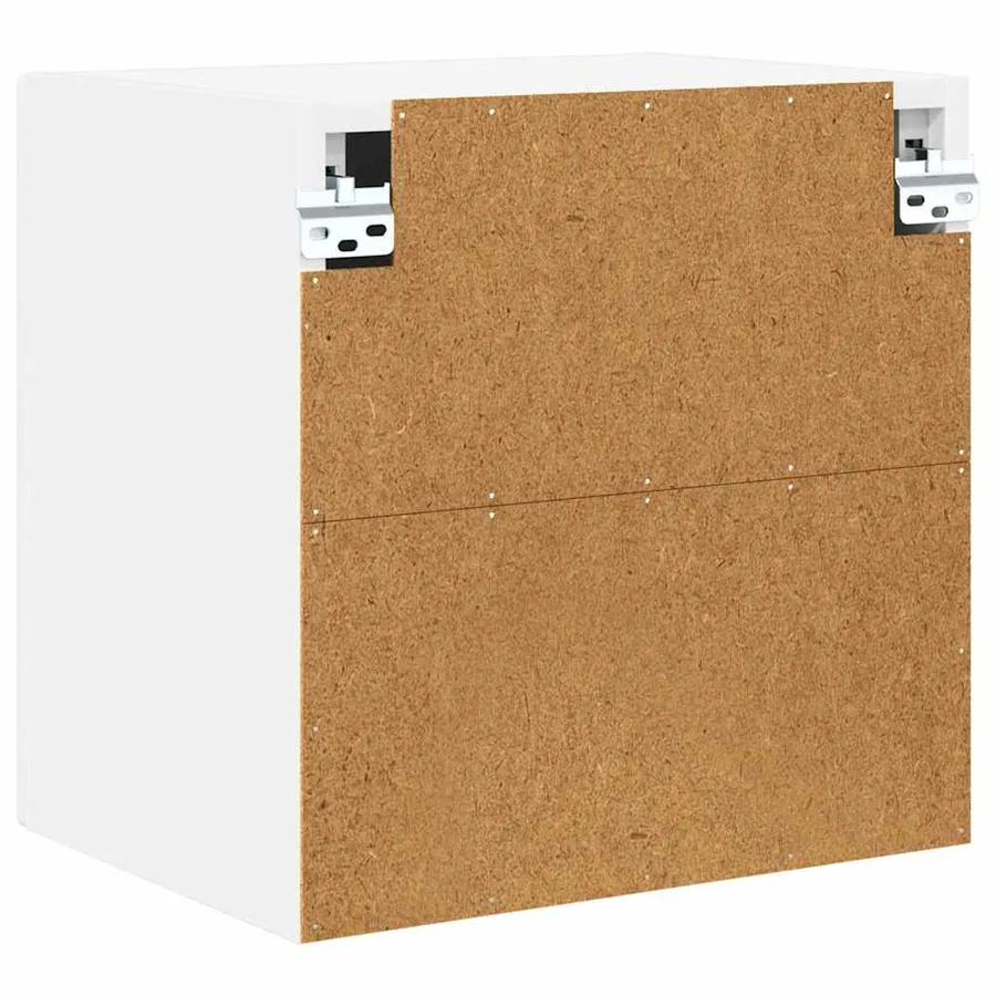 Meuble mural PORTO 2 pcs Blanc brillant 40 x 31 x 40 cm - 9