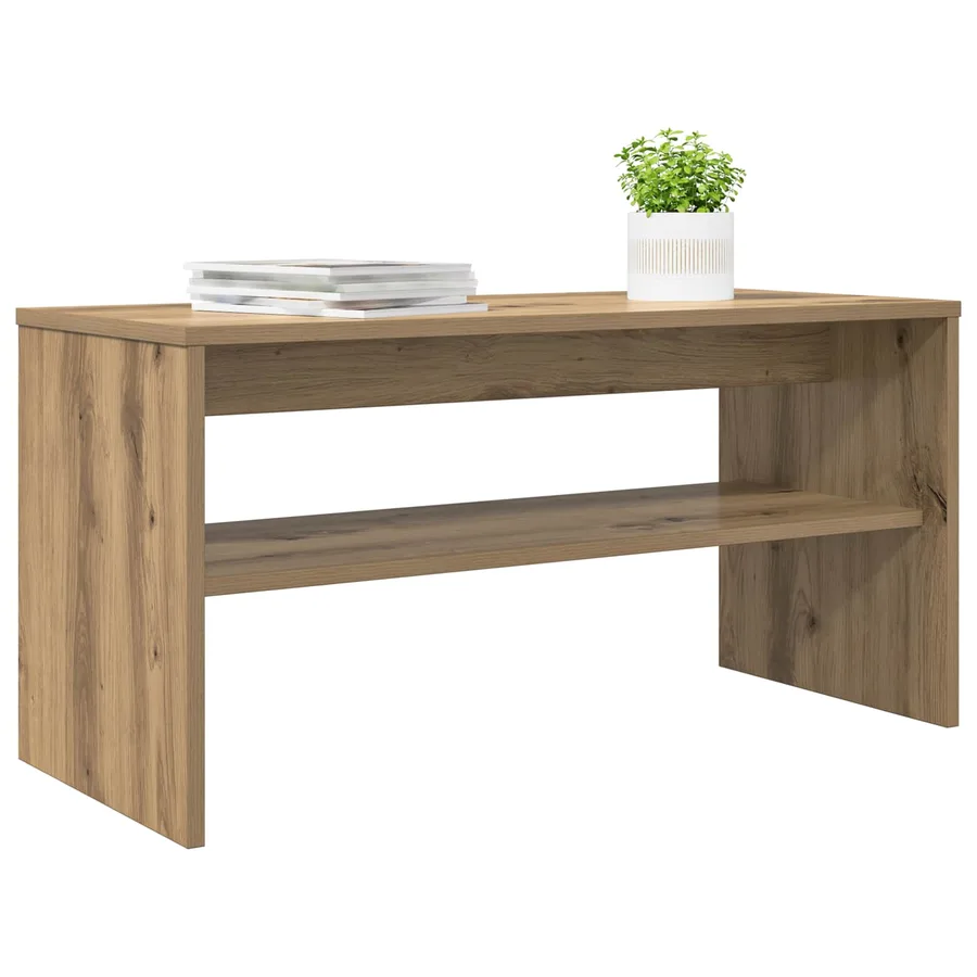 Meuble TV 80 x 35 x 40 cm Chêne artisanal Bois d'ingénierie - 3