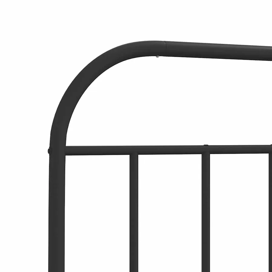 Tête de lit de remplacement métal noir 135 cm - 6